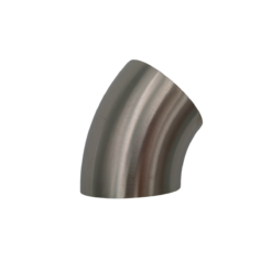 Bogen 45° EN 10374 BS DN15 19/16x1,5, 1.4307/304L  geglüht, gevliest
